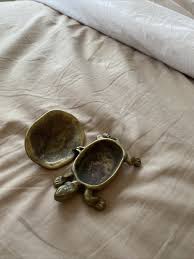 Brass Vintage Turtle/Tortoise Trinket/Snuff/Ash Box/Ashtray ...