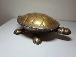Vintage Hand-made Turtle Brass Candle Holder | eBay