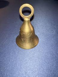 Vintage Brass Unicorn Brass Bell Engraving 3" | eBay
