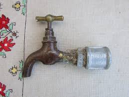 Vintage Large Brass Water Tap 1970s, Vintage Water Faucet ...