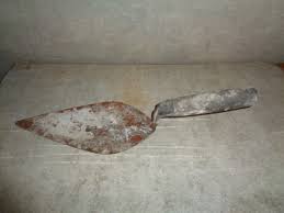 Vintage Masonry Brick Trowel 10" Bricklayers Tool Plastic ...