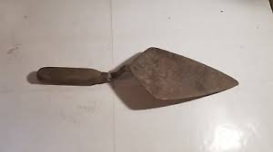 Vintage Masonry Wooden Handle Trowel | eBay