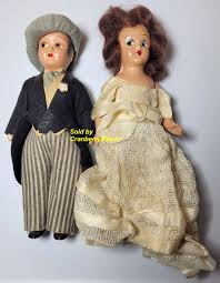 Nancy Ann Storybook Doll Bride Groom Toy Vintage Bridal Gift ...