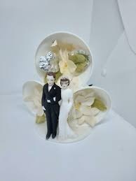 Vintage Wedding Cake Topper, Bride & Groom, Plastic | eBay Australia