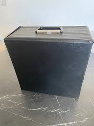 1960's Brown Leather Advertising Briefcase or Salesman for ...