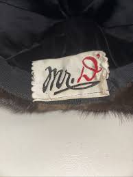 Vintage Hat Mr D Union Made Fur Medium 22 Inches Brown | eBay