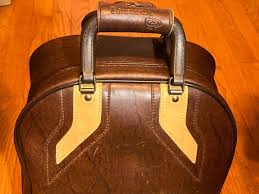 RARE Version 🎳 Vintage 1983 Brunswick™ Bowling Bag Metal Rack Brown Tan READ | eBay