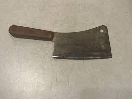 Vintage Village Blacksmith 7 Inch Butcher Cleaver From Watertown Wis. | eBay