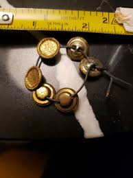 6 Lot Set Antique Early Leaf Motif Small Metal Buttons | eBay