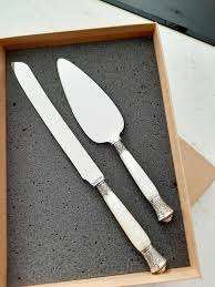 Large Cake Servers, New Stainless Steel Blades With Vintage ...