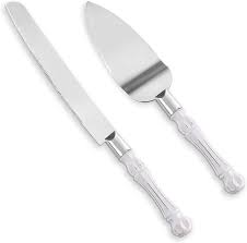 Homi Styles 2-Piece Dishwasher Safe Cake Knife and Server ...