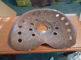Tractor Seat Old Metal Rusty Weathered FARM FRESH! Great ...