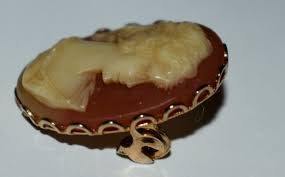 Vintage Signed Trifari Marked Cameo Stick Pin and Ponytail Cameo Lot | eBay