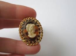 Brooch Glass Women's Head Application Oval Fashion Jewelry 7.9 G/3.1 X 2.5 Cm | eBay