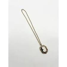 Filigree | Jewelry | Gold Tone Filigree Black White Cameo ...