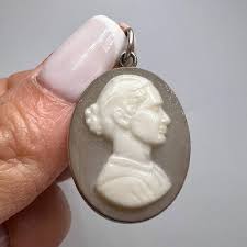 Antique Sardonyx Cameo Pendant: Hand-carved 900 Silver, Victorian Style - Etsy