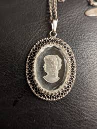 Whiting and Davis cameo necklace | Mercari