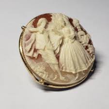 Couple Cameo Brooch - Etsy Australia
