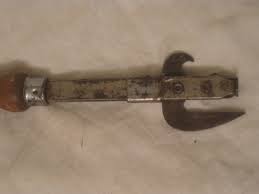 ancien ouvre bouteille manche bois ouvre boîte ustensile ...