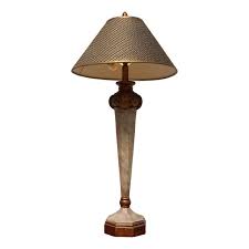 Vintage Table Lamp in Stone | Chairish