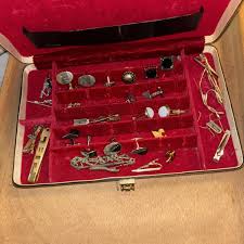 Vintage Lot Of Cufflinks Some Tie Tacks , misc And Jewelry ...