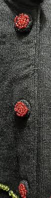 NEW Storybook Knits Sweater Cardigan WILD ROSE Black Beaded Sequins SMALL Gries | eBay
