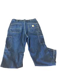 Carhartt FR Mens Jeans 34x30 CAT2 NFPA 2112 Dark Blue Denim ...