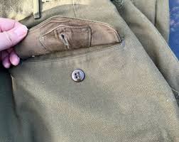 1940's Army Wool Field Trousers in Khaki Green - Etsy