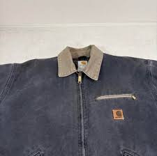 Made In USA Carhartt J97 PTL Duck Fabric Detroit Jacket Size L Vintage Japan | eBay