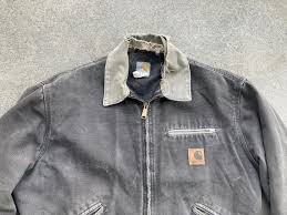 Vintage CARHARTT J97 TMB Timber Detroit Blanket Lined Canvas Work JACKET Coat Size Large Detroit Hipster Lined Zip Up - Etsy