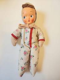 Vintage Soft Body Plastic Celluloid Face Doll 9 Inch 1950s ...