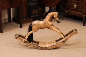19th Century French Wooden Toy Rocking Horse | William Word ...