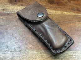 Thick Brown Leather Heavy Duty Sheath for BUCK 110 Knife ...