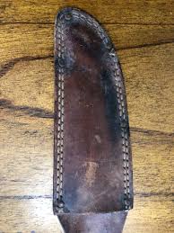 Vintage Edge Brand 457 Soligen Stag Hunting Knife & Sheath ...