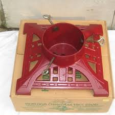Vintage Christmas Tree Stand, Vintage Cast Iron Cranberry Red Original Box Ornate Decorative Tree Stand Antique Reproduction Christmas Decor - Etsy Canada