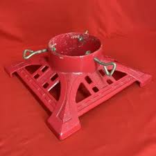 Vintage Red Mold Ceramic Christmas Tree BASE | Mercari