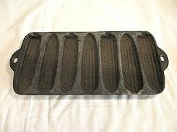 Antique Vintage Cast Iron Pan 7 Corn Cob Stick Cornbread | eBay