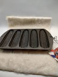 Vintage Lodge Cast Iron Corn Bread Corn Stick Pan Mold ...