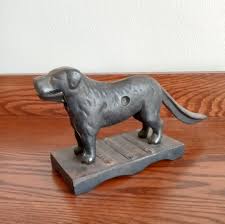 Vintage Cast Iron Saint Bernard Nutcracker on Base - Etsy