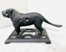 Antique Bradley Hubbard Cast Iron Dog Tail Handle Nut ...