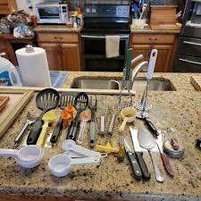 Assorted Kitchen Utensils/Gadgets, Mashers Spoons Knives Mixed Lot Of 34 | eBay
