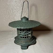 Pagoda Garden Lantern - Cast Iron - Asian - Etsy