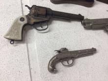 Sold at Auction: Replica Flintlock Pistols, & Toy guns