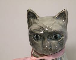 Beams Trophy Cat Decanter, Small Chip on Neck, Vintage Gray Burmese Cat Collectible EMPTY Whiskey Jug, Bar or Room Decor - Etsy