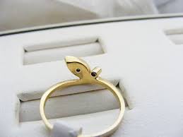 Marques Sapphire and mini Diamond Ring 18k solid yellow gold ...