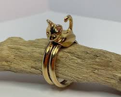 Adorable Kitty Ring From the Charles Jourdan Brand, Size 51 ...