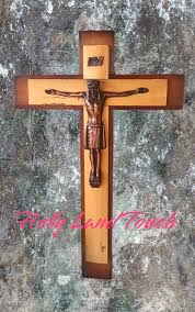 Crucifix Vintage Cross Wall Jesus Catholic Metal Wood Christ ...