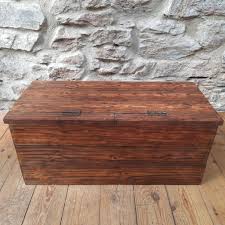 Vintage Pine Blanket Chest - Etsy