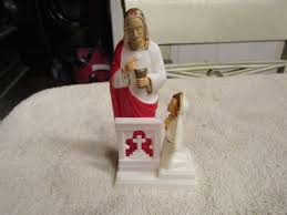 Vintage KT Jesus & First Communion Kneeling Girl 5" Plastic ...