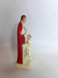 Jesus Giving 1st Communion(Boy) Figurine, 1960's Retro ...